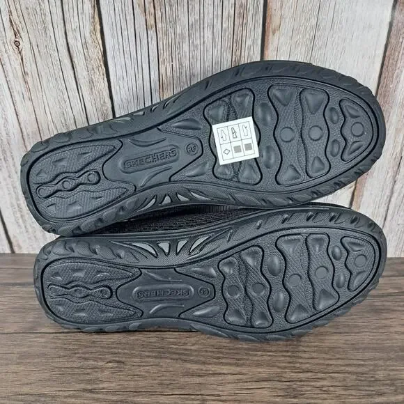 Skechers Reggae Fest 2.0 Willow Slip On Sneaker Women's Sz 6.5 Black Mesh (NWOB) - Picture 8 of 9